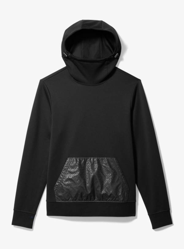 Panske Bundy Michael Kors Quilted Patent Nylon Puffer Čierne - Oblecenie Michael Kors Sleva | FJZOP-5268